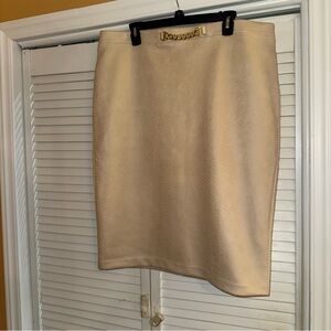Marc New York Tan Pencil Skirt